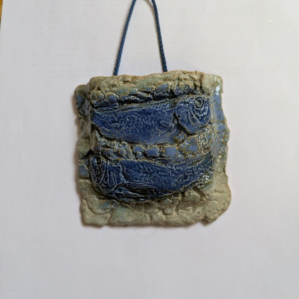 VINATGE MALAYSIA HANDICARFT  TENMOKU POTTERY